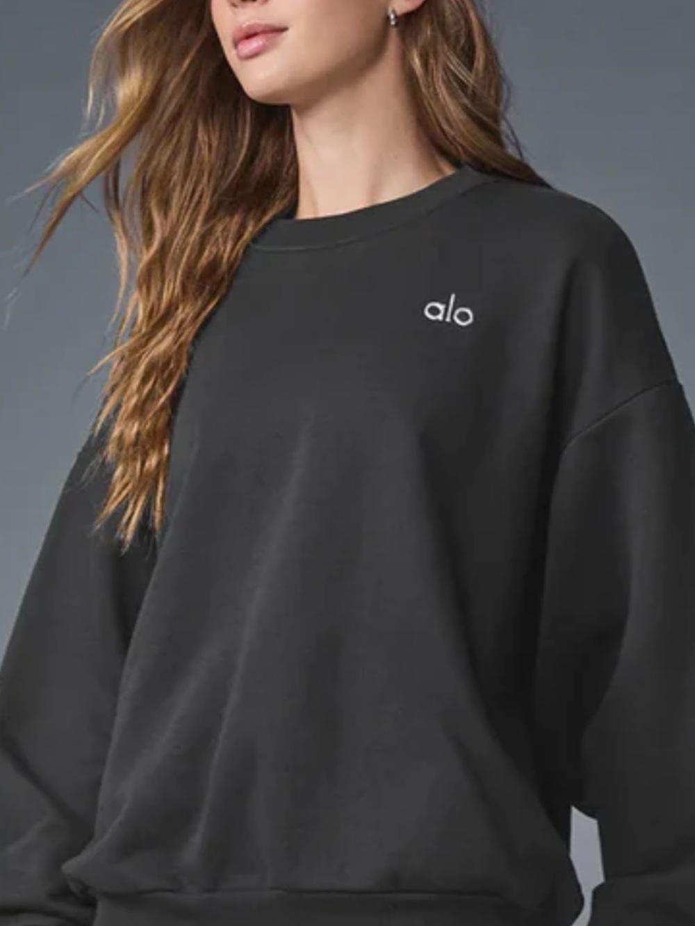 ALO Accolade Sweatshirt Gray ** Size large, use measurements, see description**